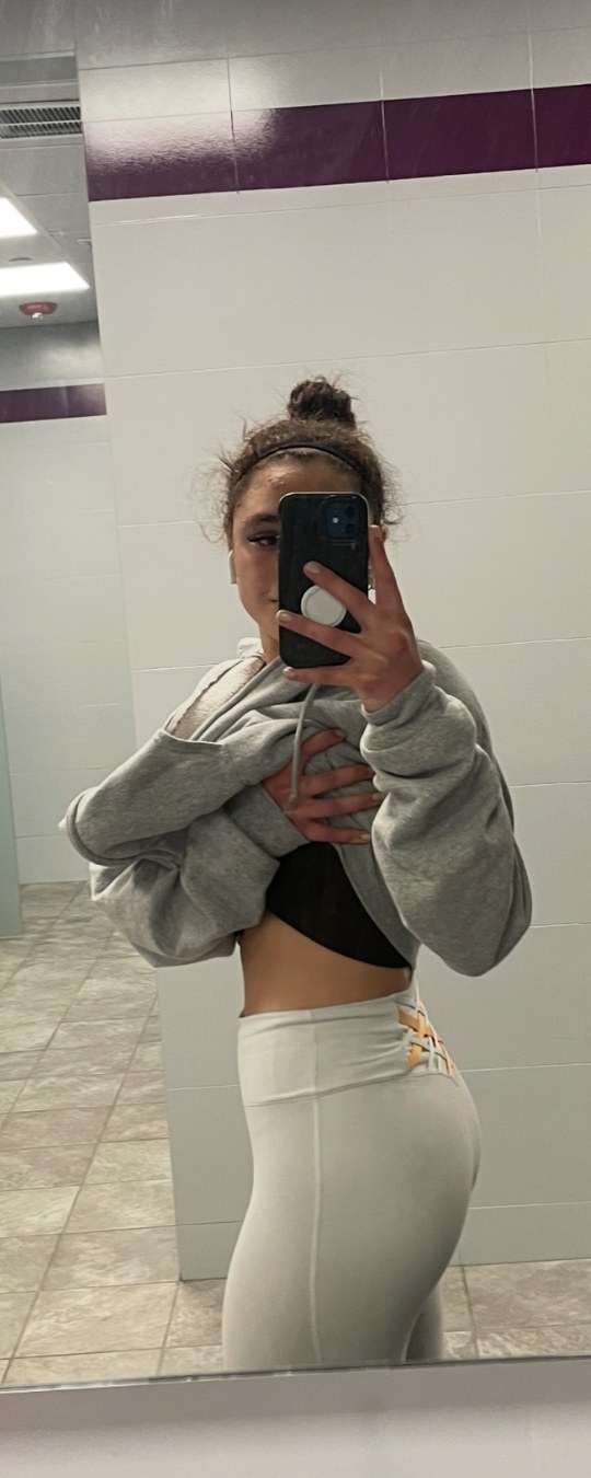 Client transformation — strength & shape — before